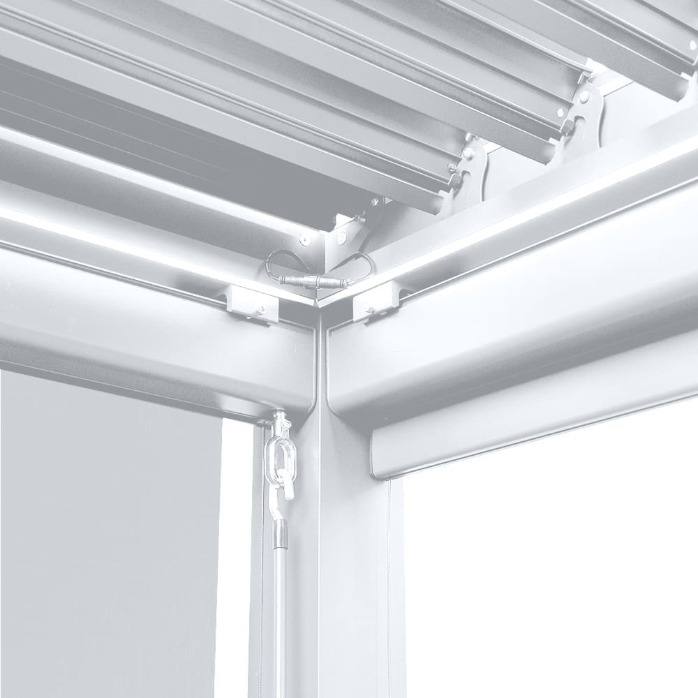 Hammond 3mx4m Pergola White Close Up C VB