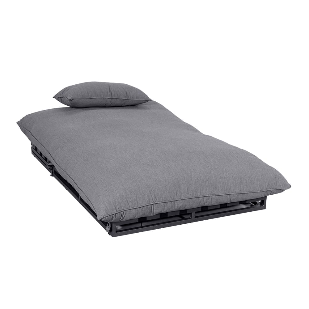 Maldives Sun Lounger Charcoal Grey VB