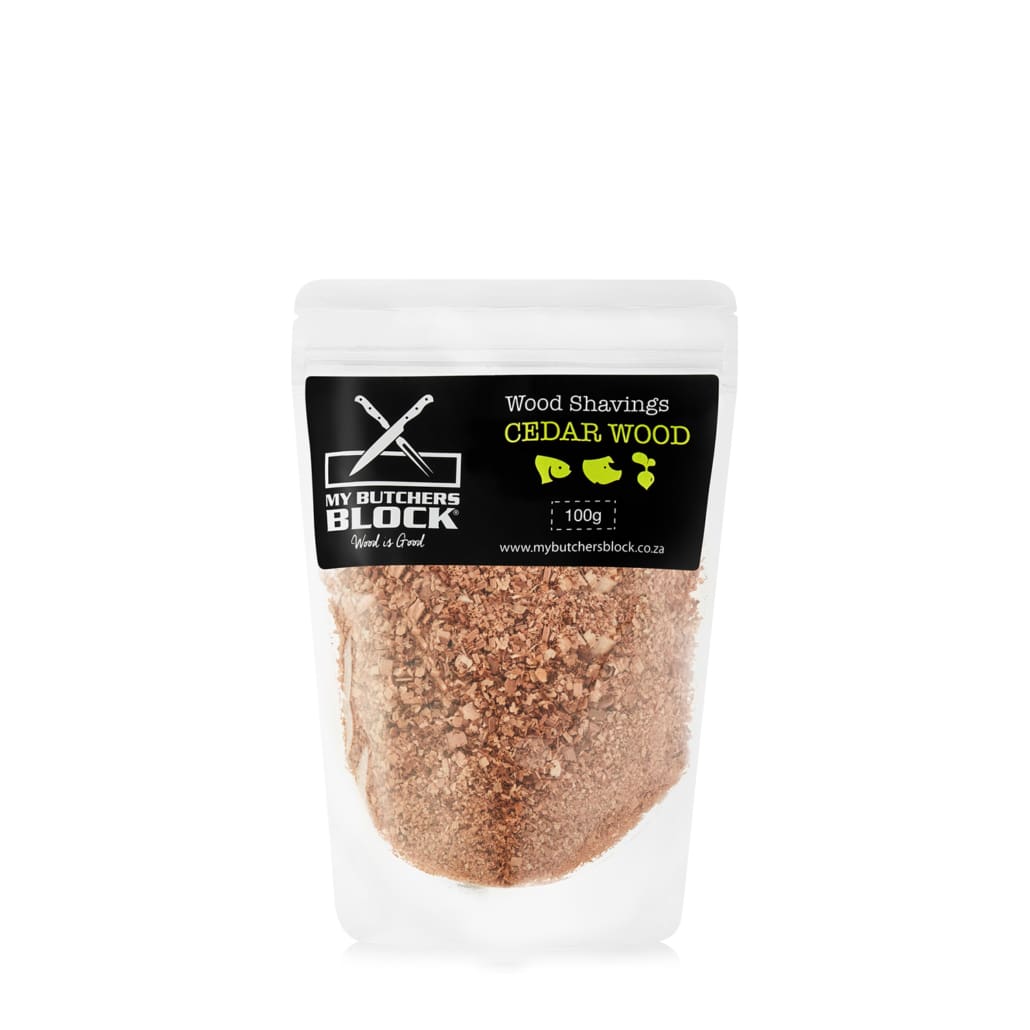 My Butchers Block Smoke Wood Shavings Cedar 100g