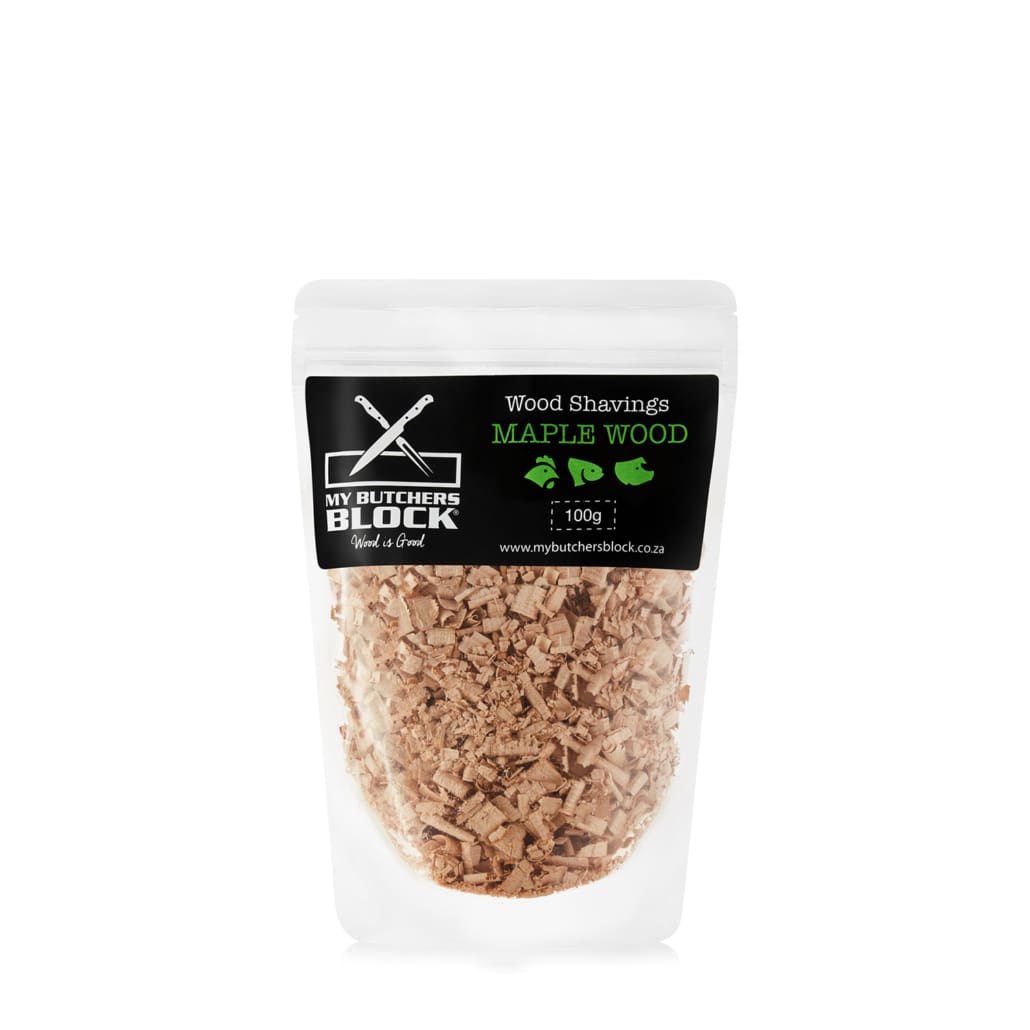 My Butchers Block Smoke Wood Shavings Maple 100g