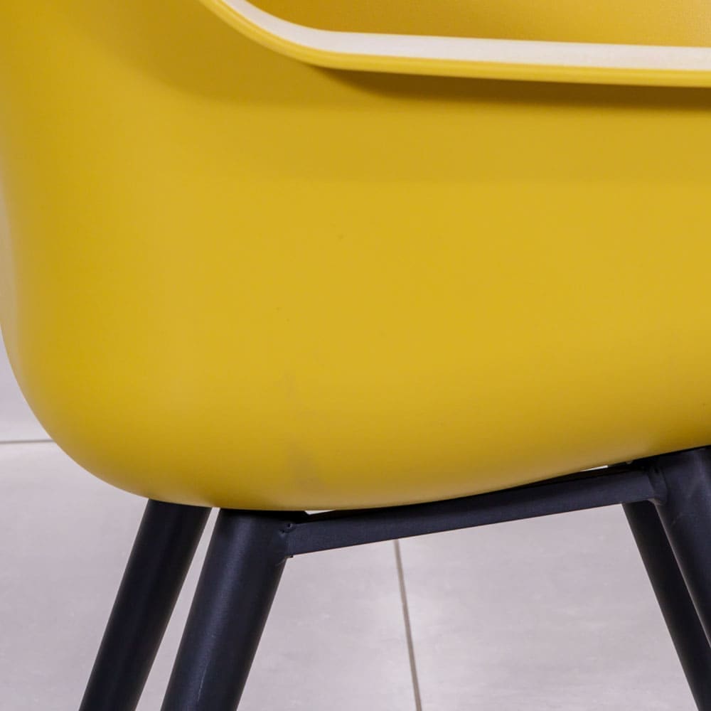 Sophie Studio Dining Chair Curry Yellow Close Up 2 VB