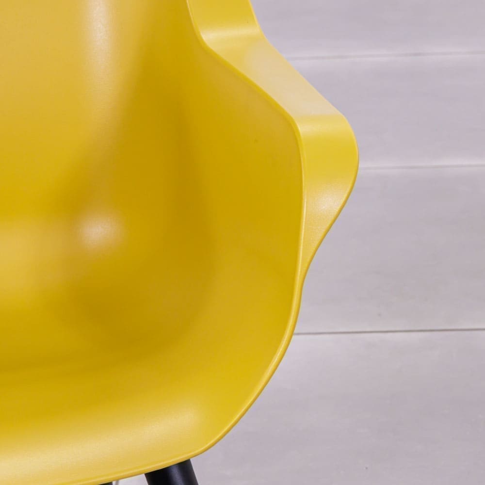 Sophie Studio Dining Chair Curry Yellow Close Up VB
