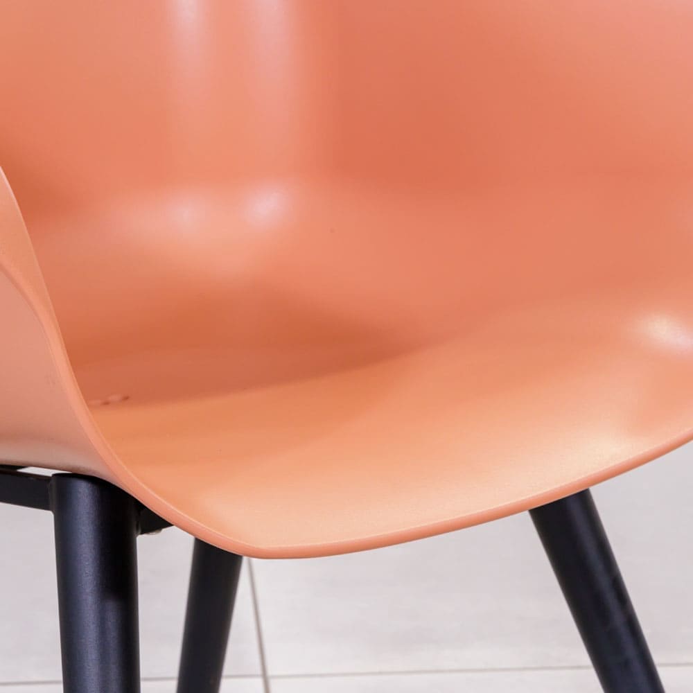 Sophie Studio Dining Chair Italian Terracotta Close Up 2 VB