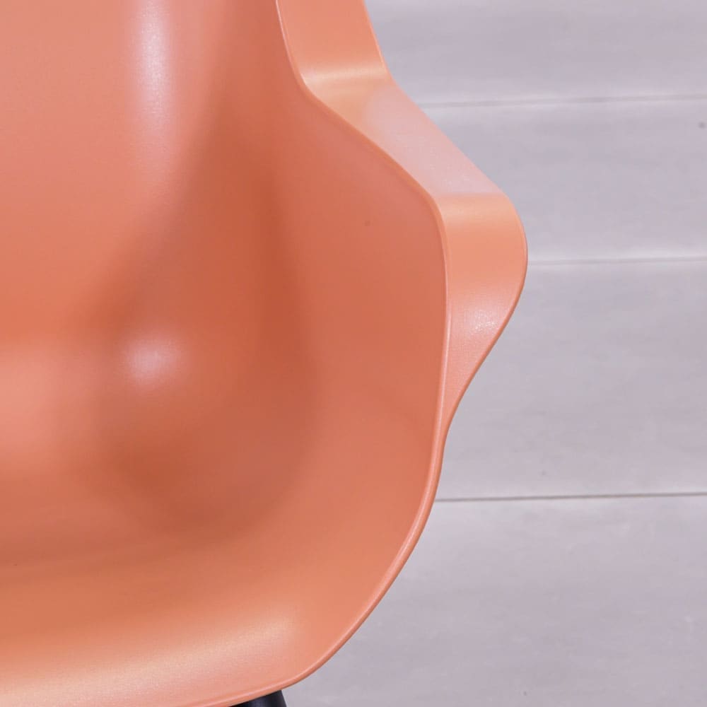 Sophie Studio Dining Chair Italian Terracotta Close Up 3 VB