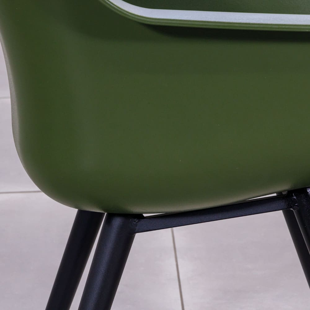 Sophie Studio Dining Chair Moss Green Close Up 2 VB