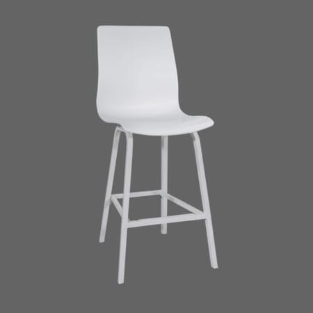 Sophie Wave Bar Chair White VB