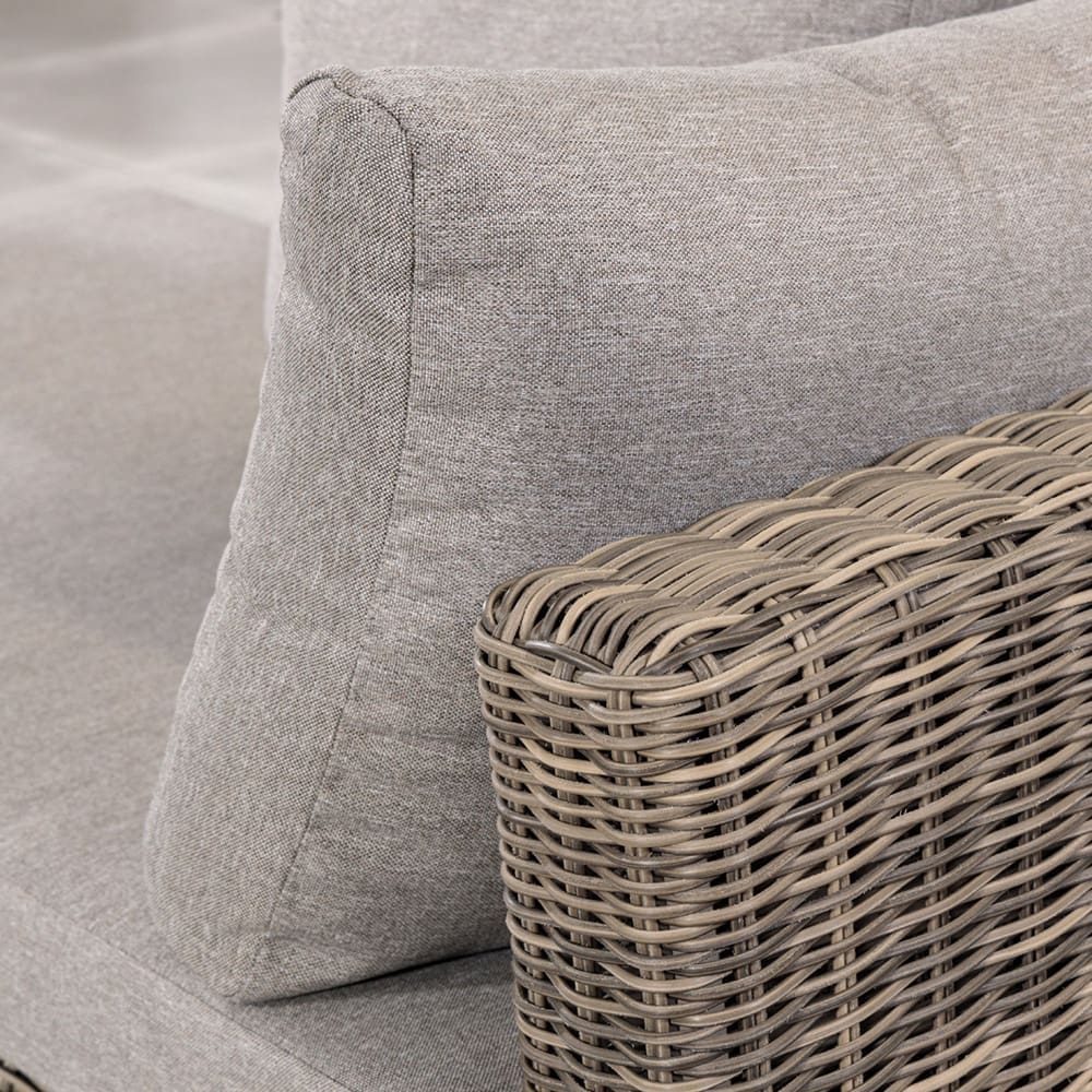 Clivia Sofa Grey Brown Close Up 4 VB
