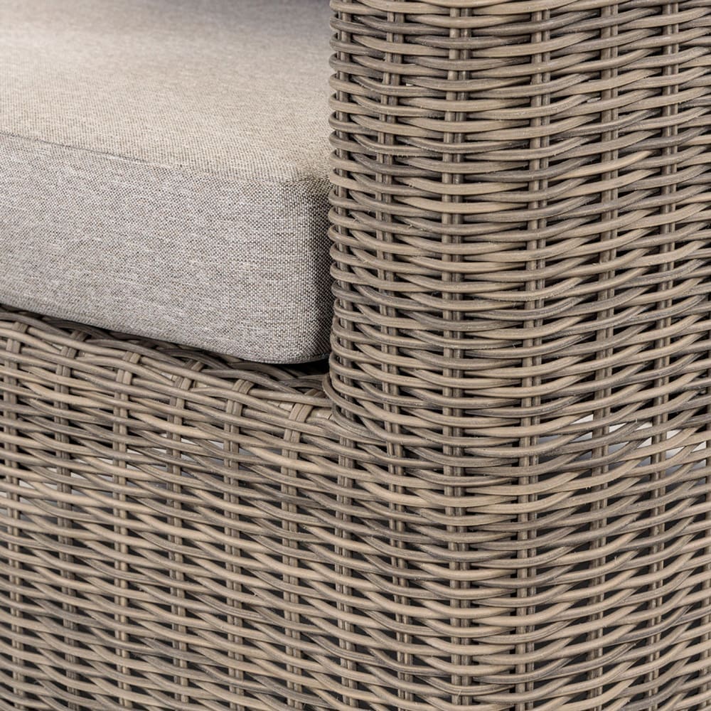 Clivia Sofa Grey Brown Close Up 5 VB