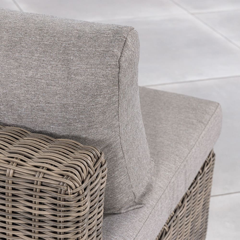 Clivia Sofa Grey Brown Close Up 6 VB