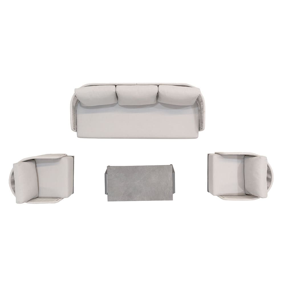 Volantis 4 Piece Lounge Sofa Set Aerial VB