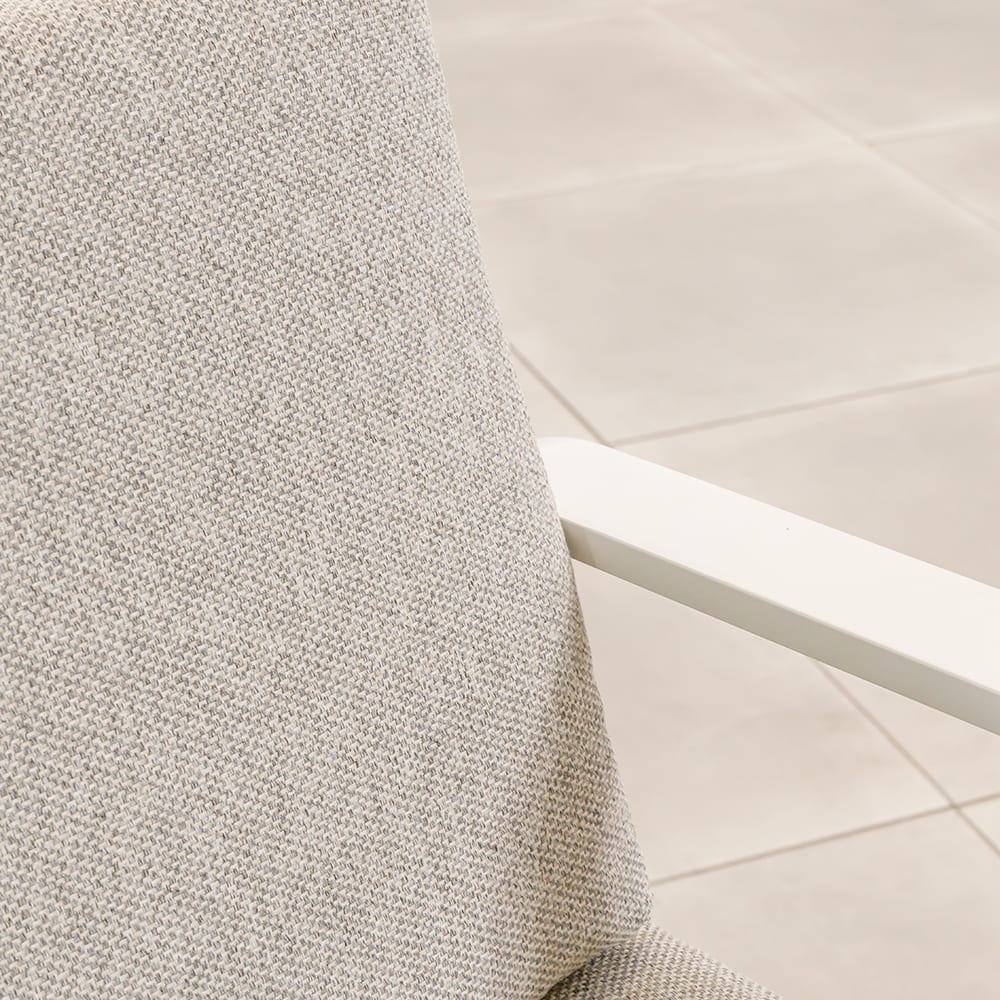 Travalia Bar Chair White Beige Close Up 2 VB