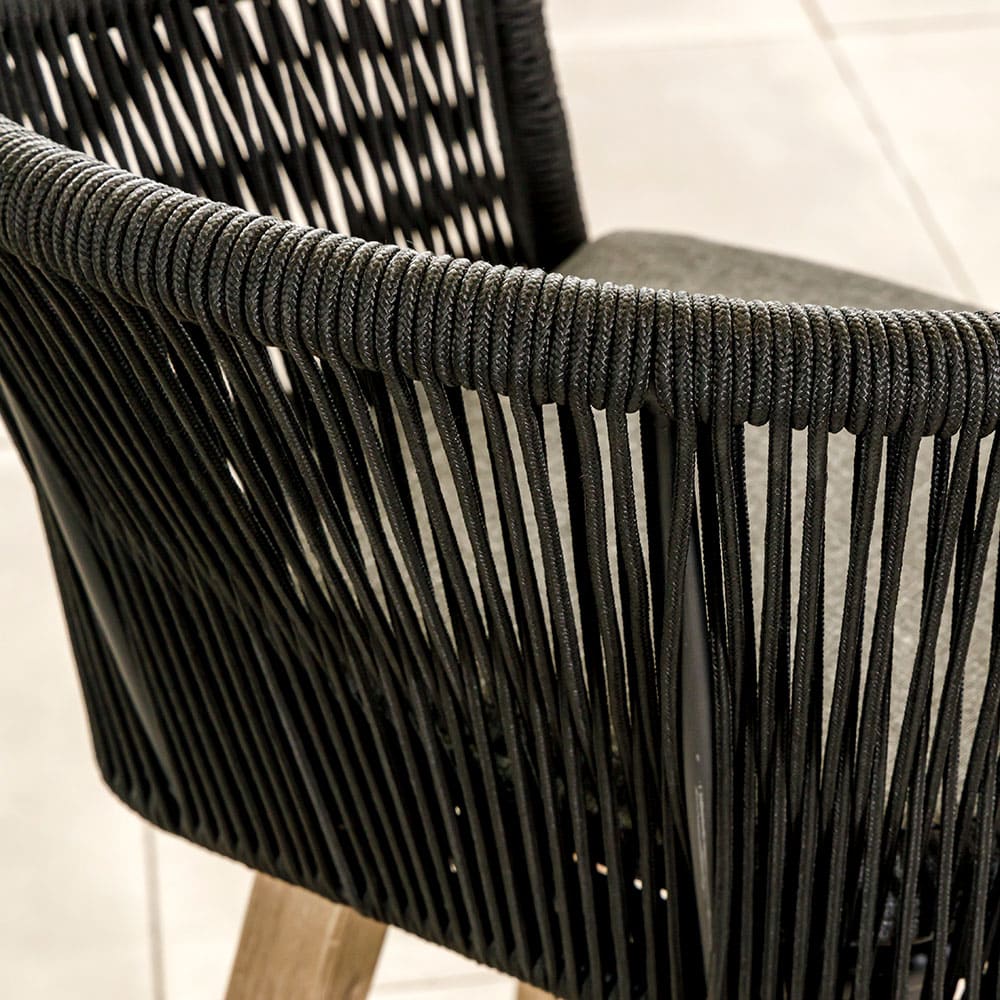 Estee Bar Chair Black Wood Close Up 4 VB