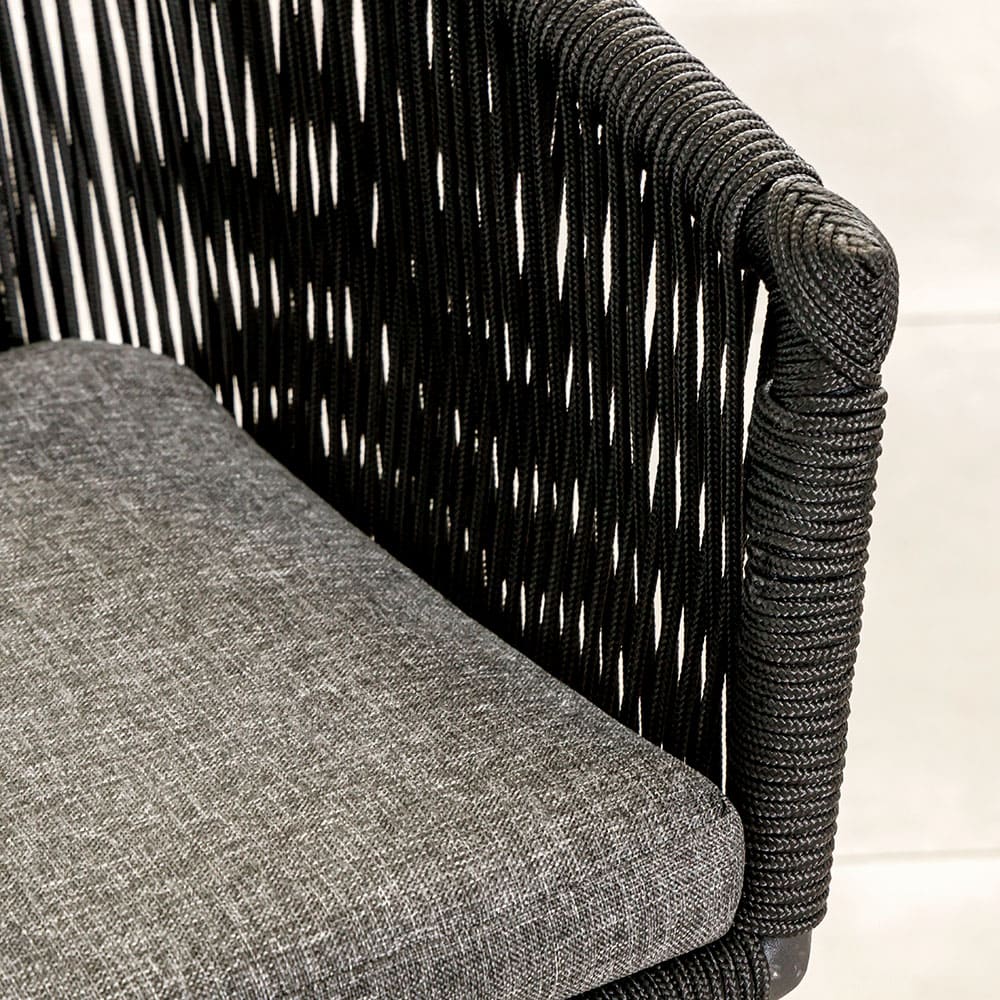 Estee Bar Chair Black Wood Close Up VB