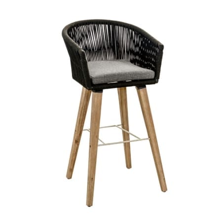 Estee Bar Chair Black Wood VB