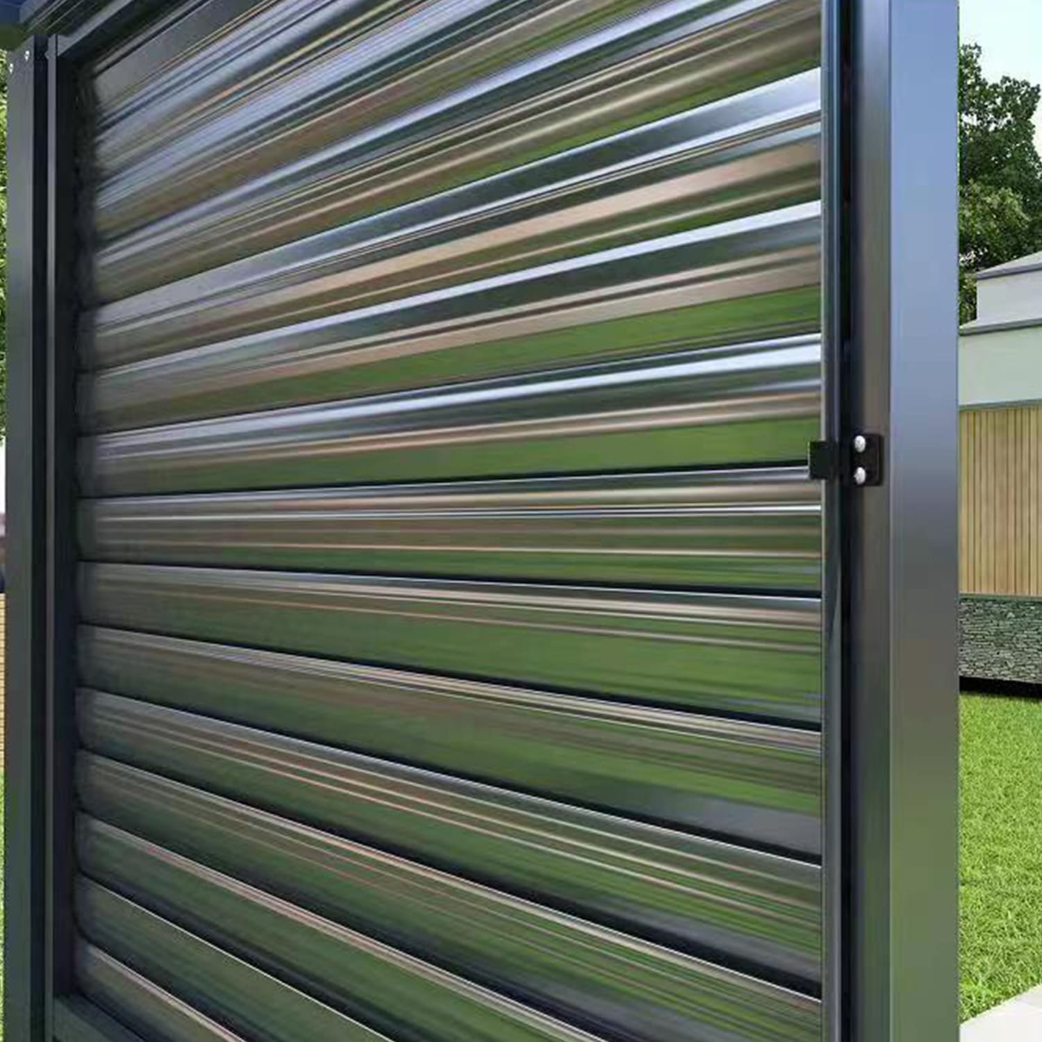 Hammond Pergola Louvers Wall Charcoal L
