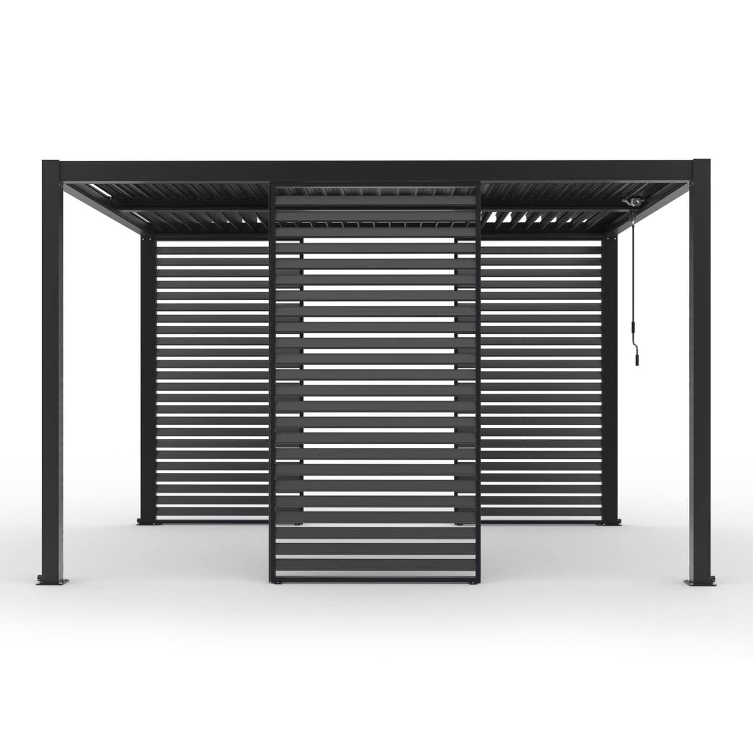 Hammond Pergola Louvers Wall Charcoal