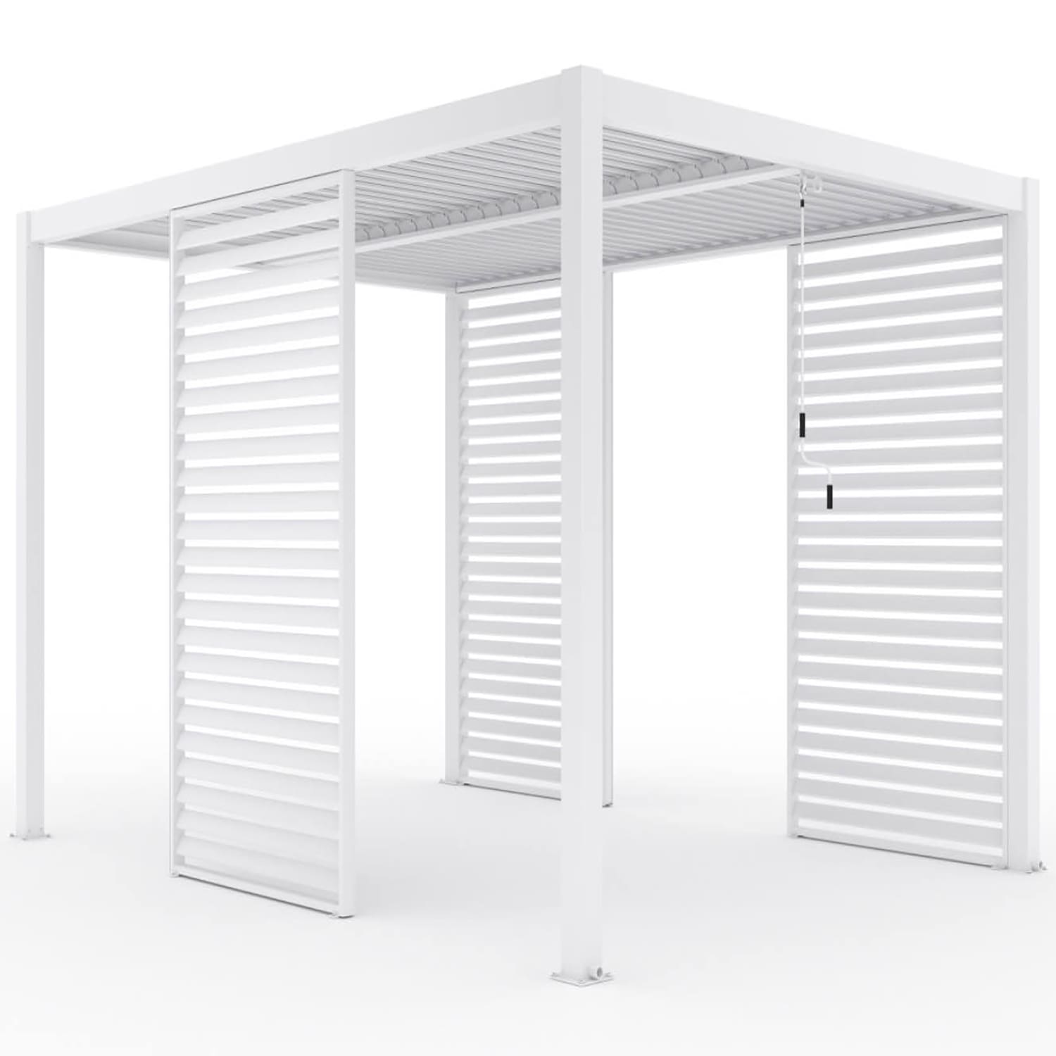Hammond Pergola Louvers Wall White B
