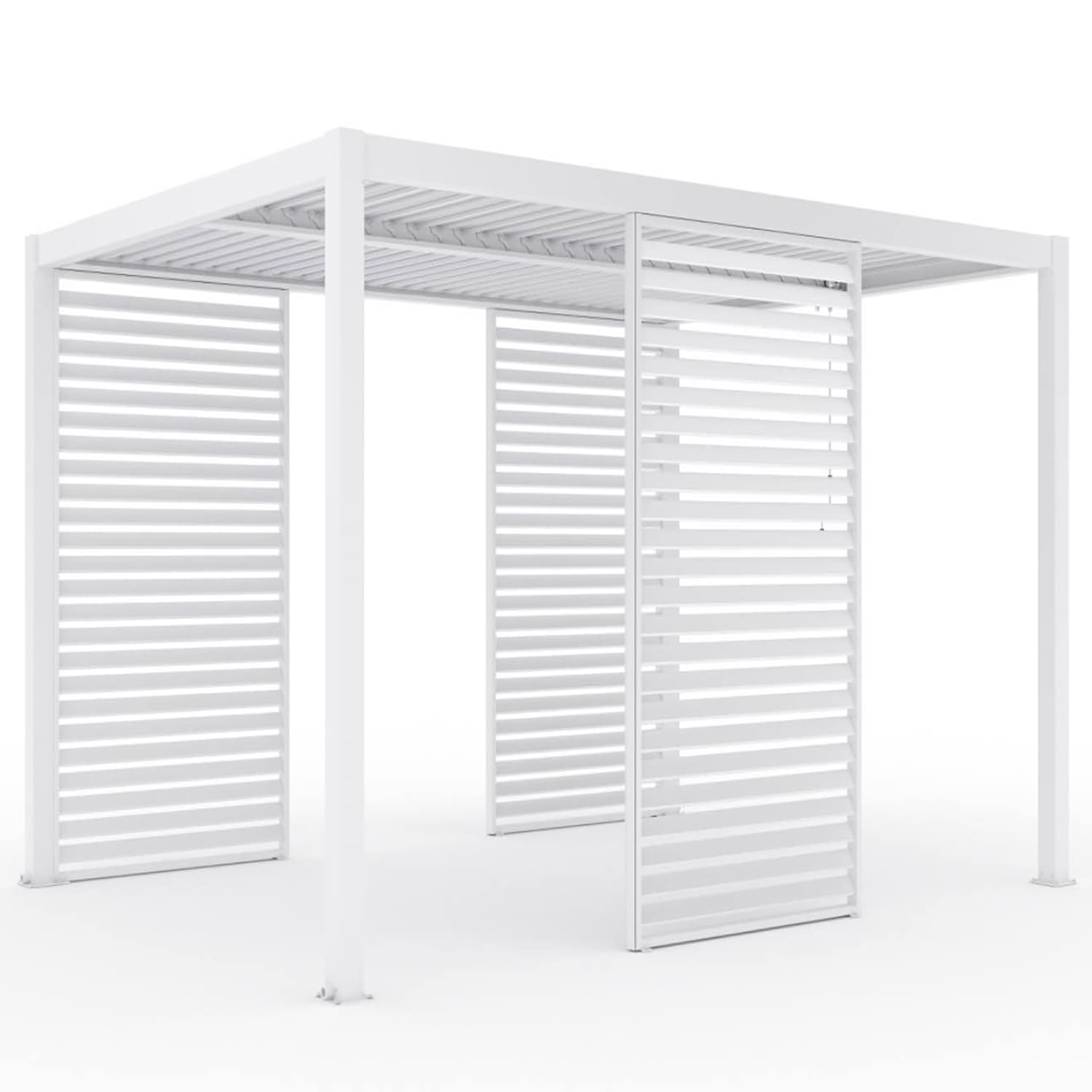 Hammond Pergola Louvers Wall White