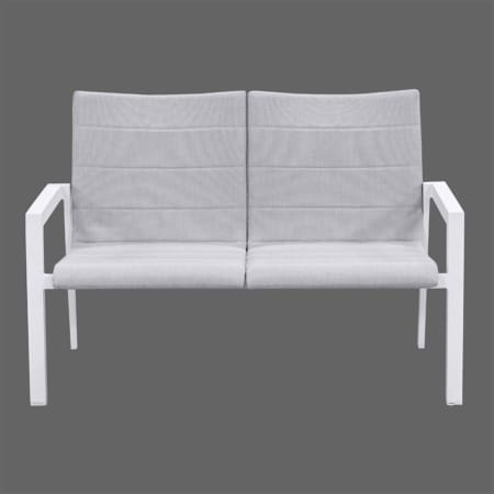 Raja 2 Seater Sofa White Light Grey VB