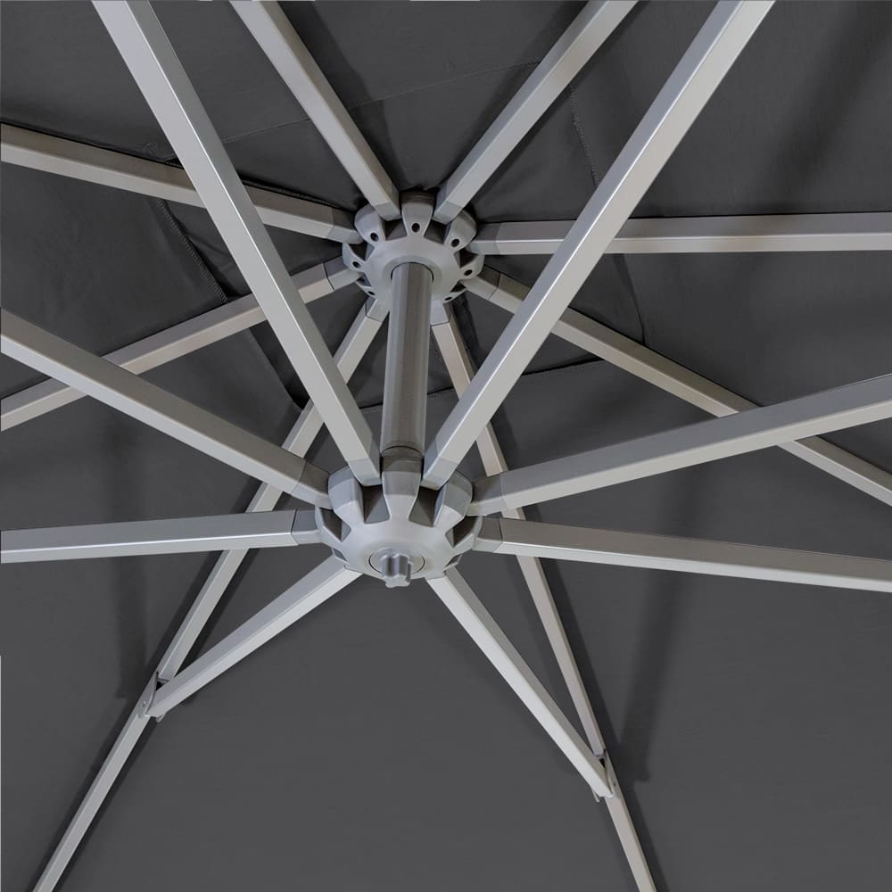 3x3m Sling Umbrella Close Up Gasoline VB