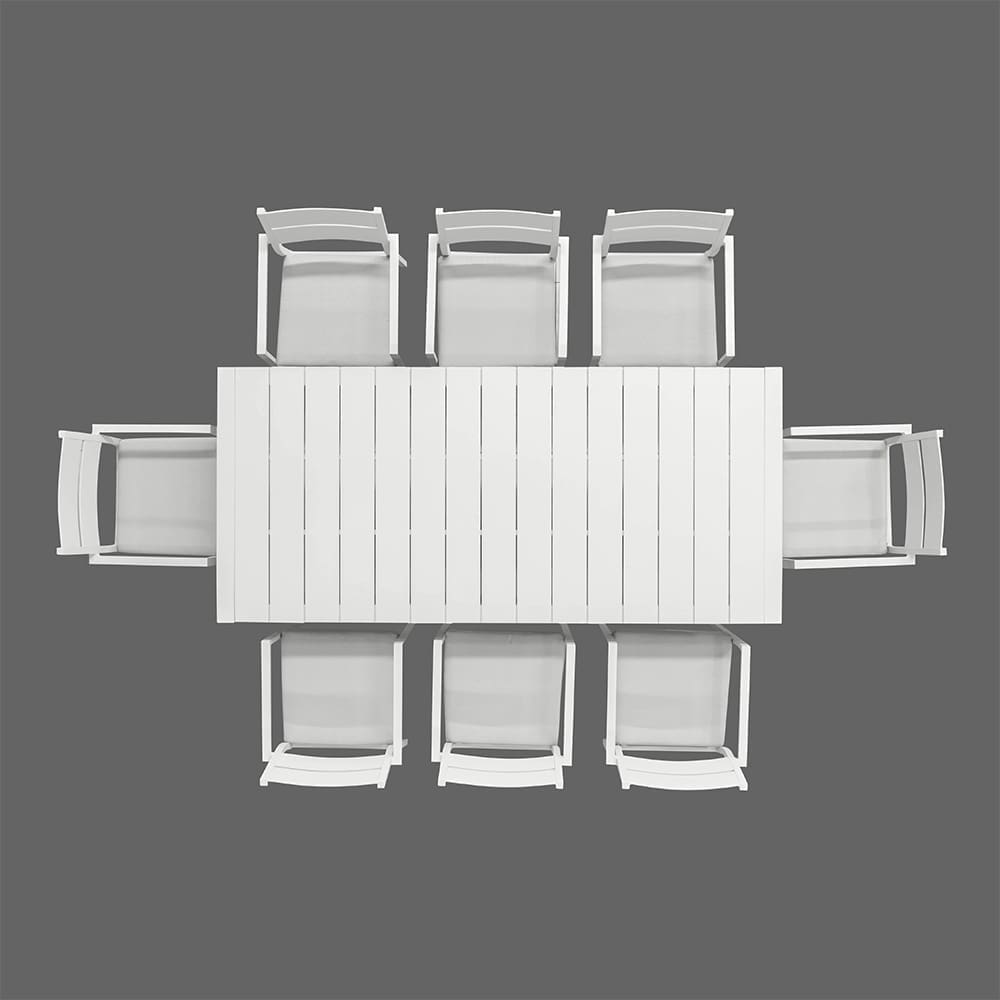 Bellevue 8 Seater Dining Set Aerial (VB)