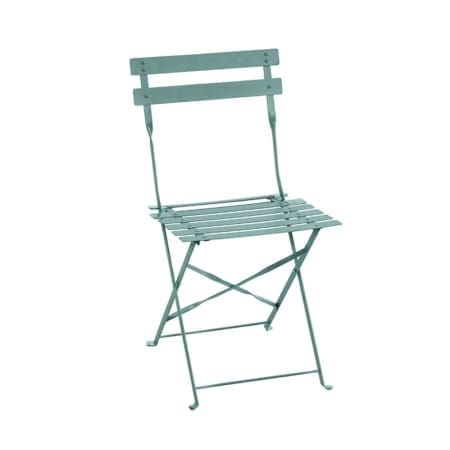Michael Folding Bistro Chair Teal Matt Finish VB