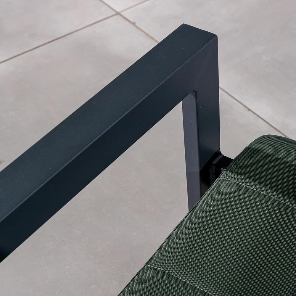Raja Lounge Charcoal Green Close Up 2 VB