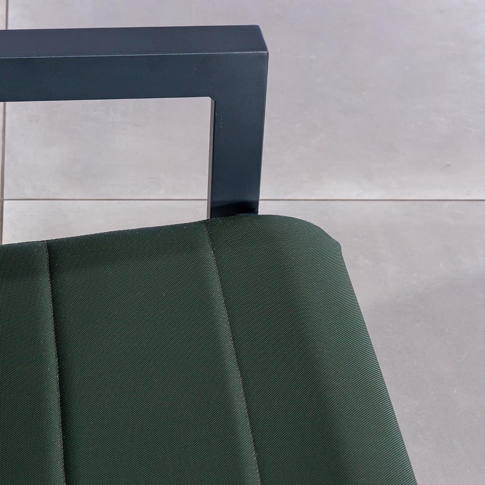 Raja Lounge Charcoal Green Close Up 3 VB