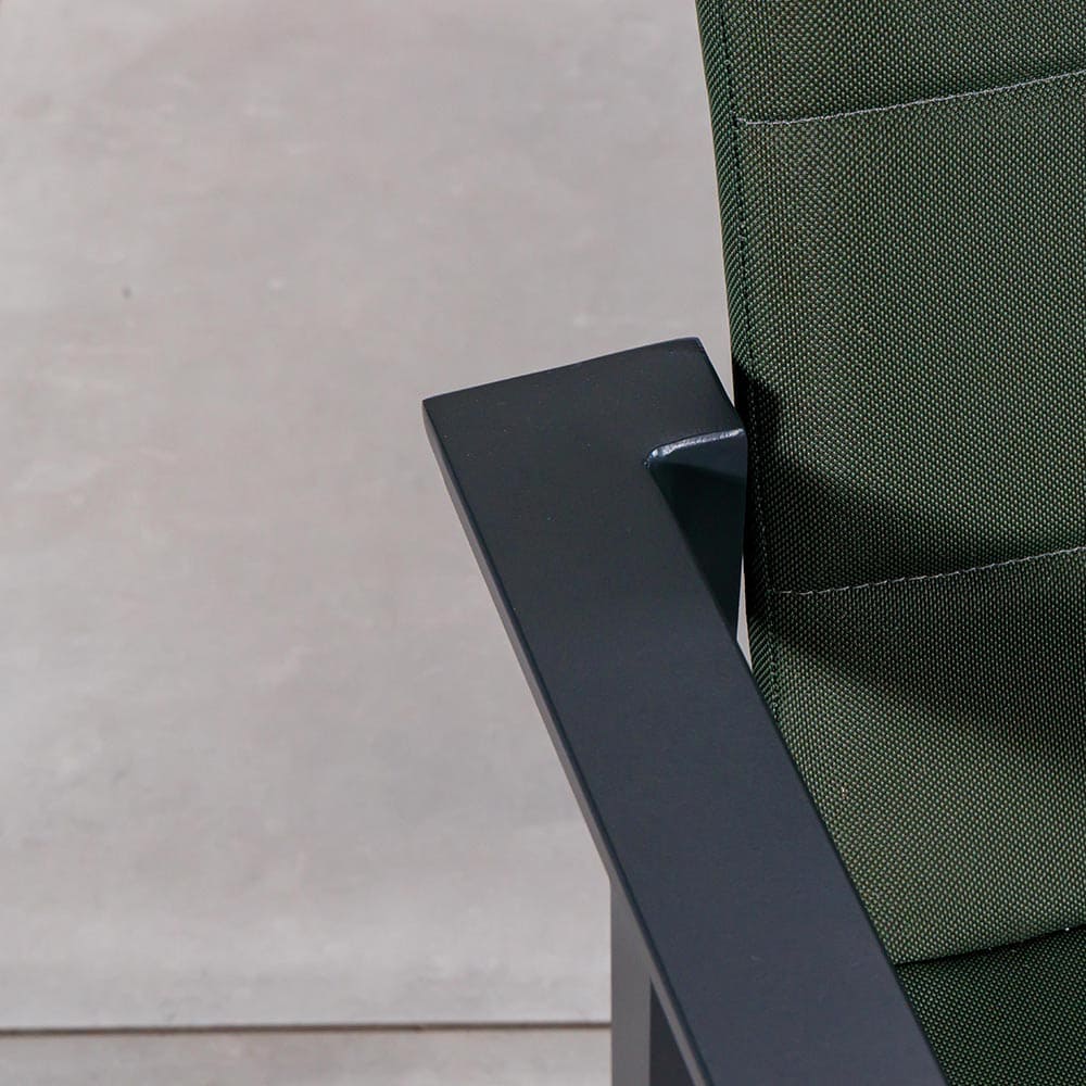 Raja Lounge Charcoal Green Close Up 5 VB
