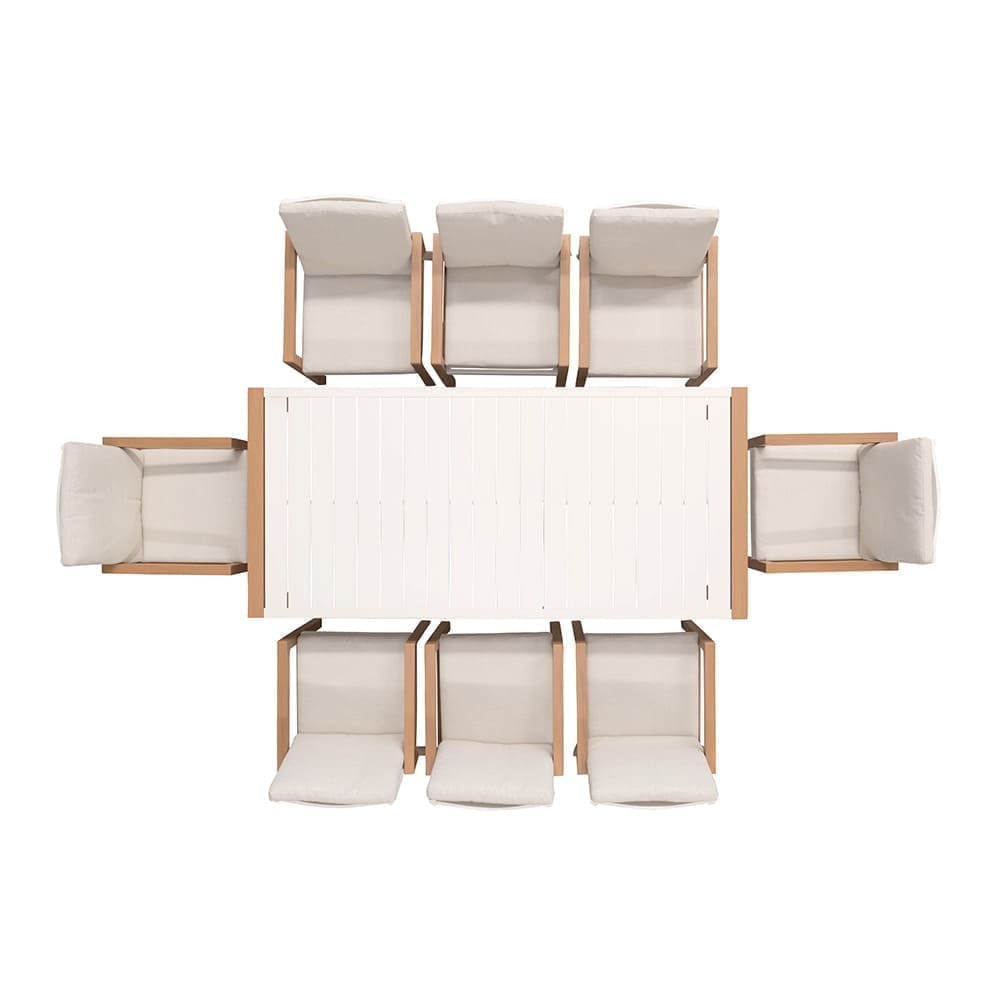 Mokala 8 Seater Dining Set Aerial VB