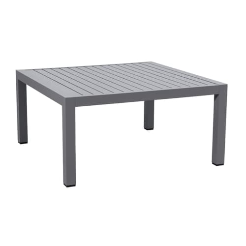 Cub Square Coffee Table Grey Aluminium