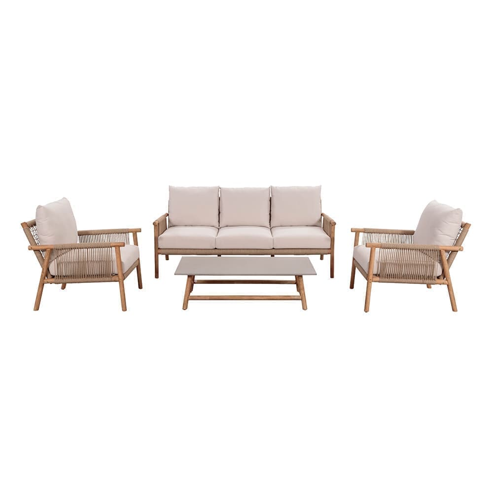 Aternis 4 Piece Lounge Sofa Set VB