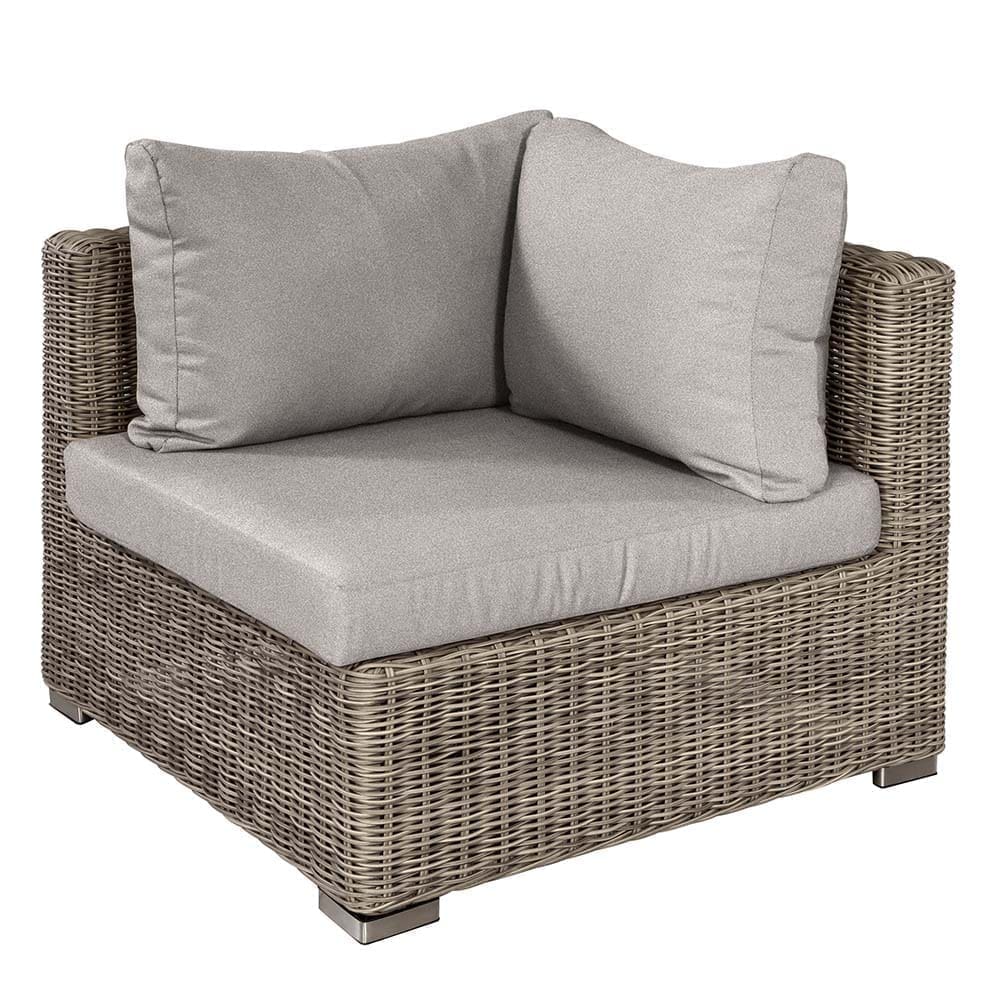 Clivia Left Corner Sofa Grey Brown VB 1