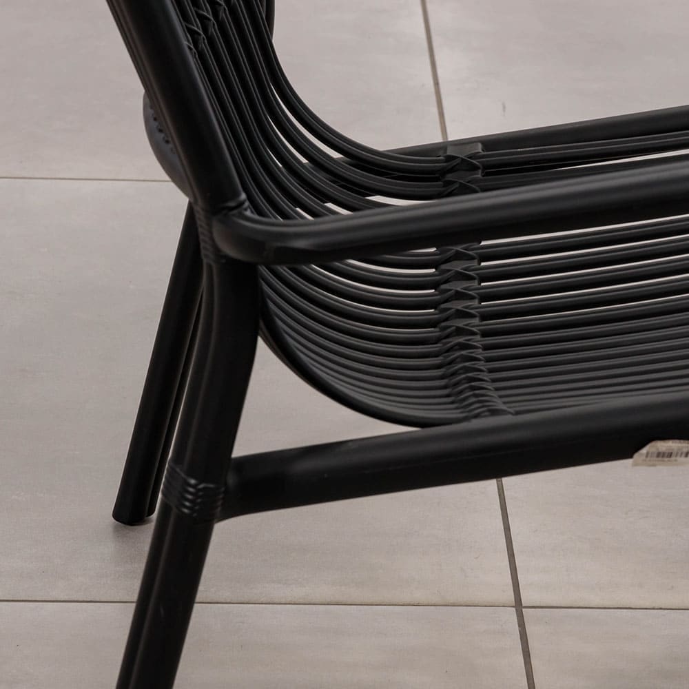 Dawn Lounge Chair Black Close Up 3 VB