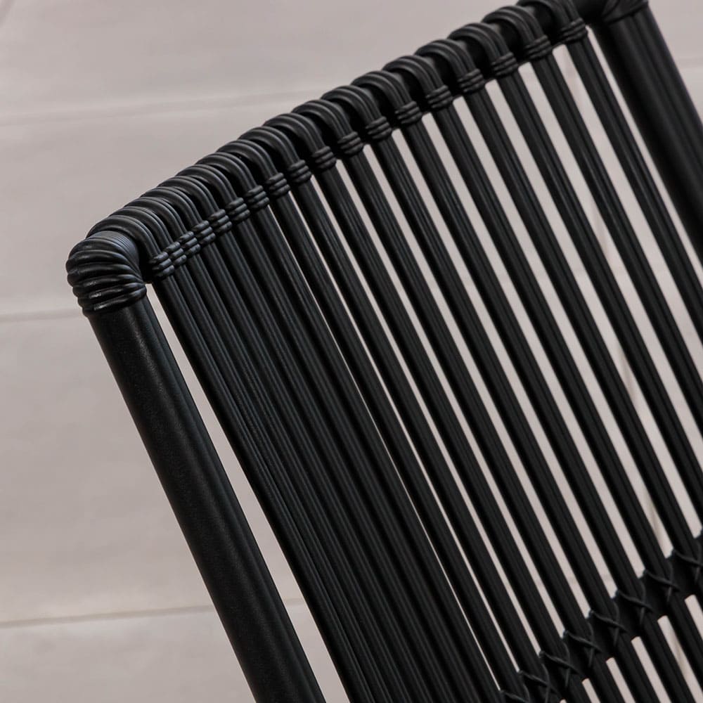 Dawn Lounge Chair Black Close Up 4 VB