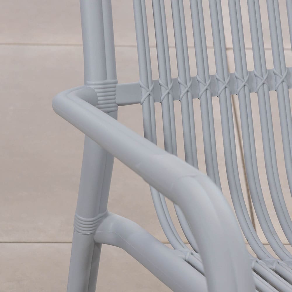 Dawn Lounge Chair Grey Close Up VB