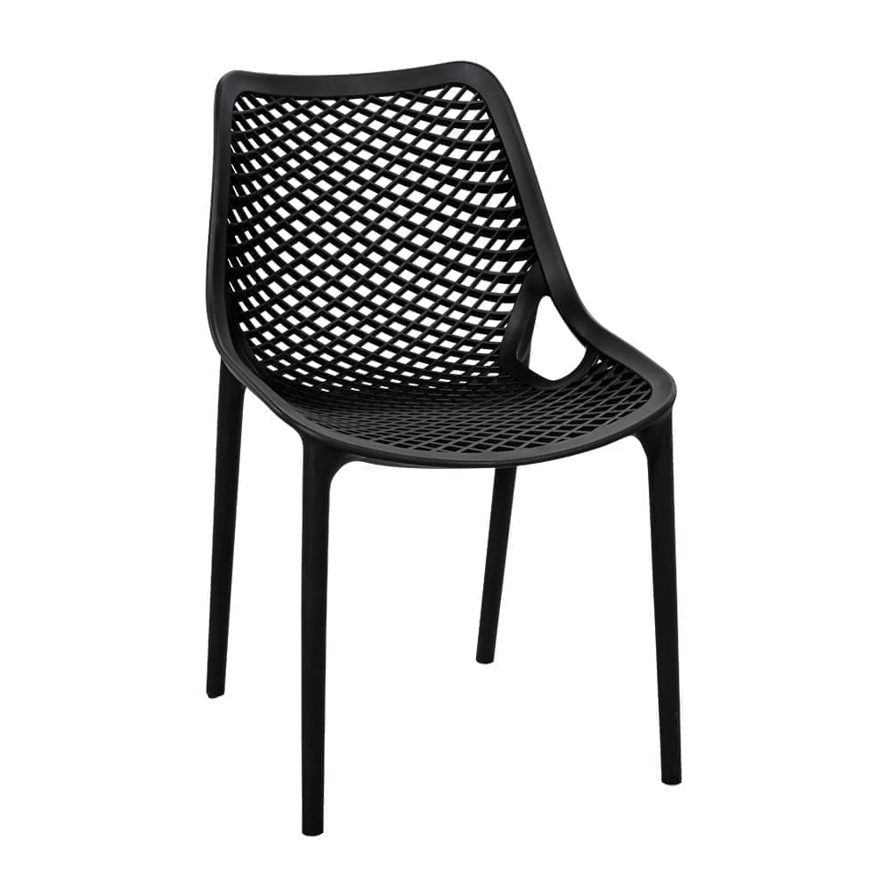 Molly Armless Dining Chair Black