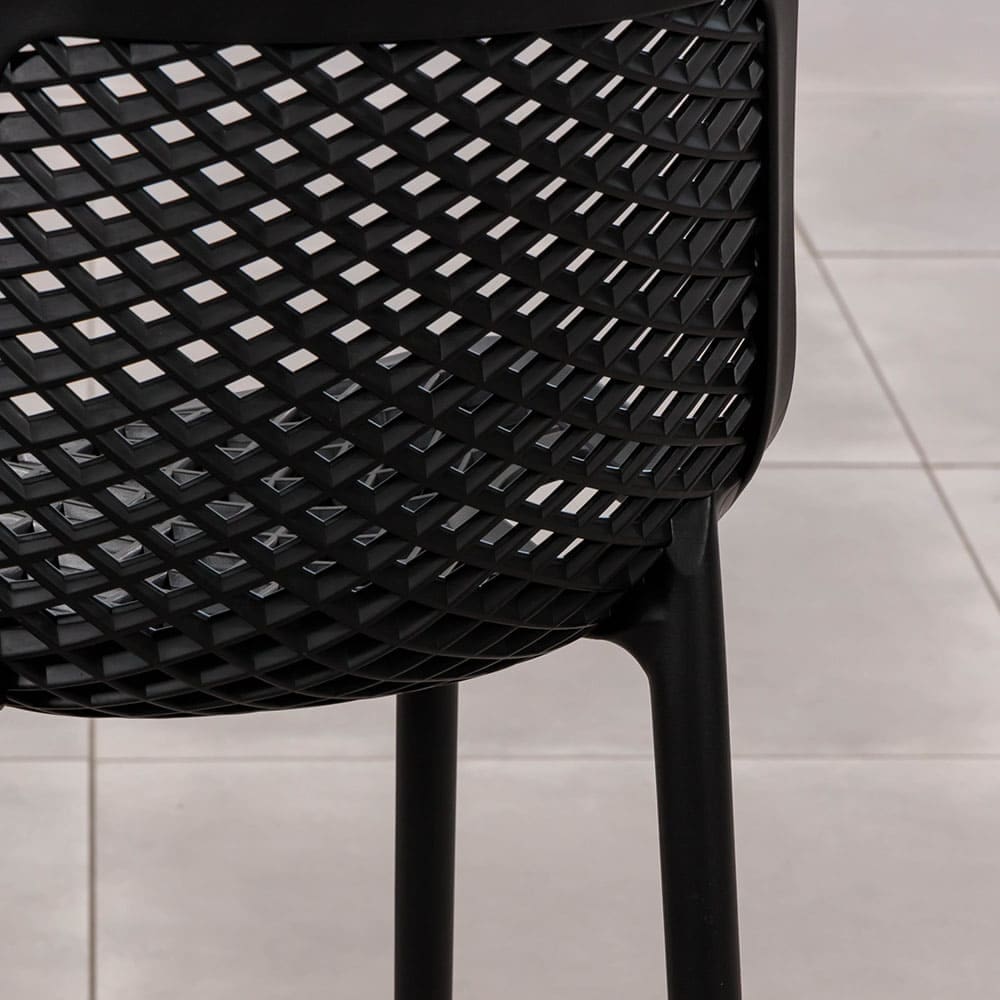 Ruby Bar Chair Black Close Up 2 VB