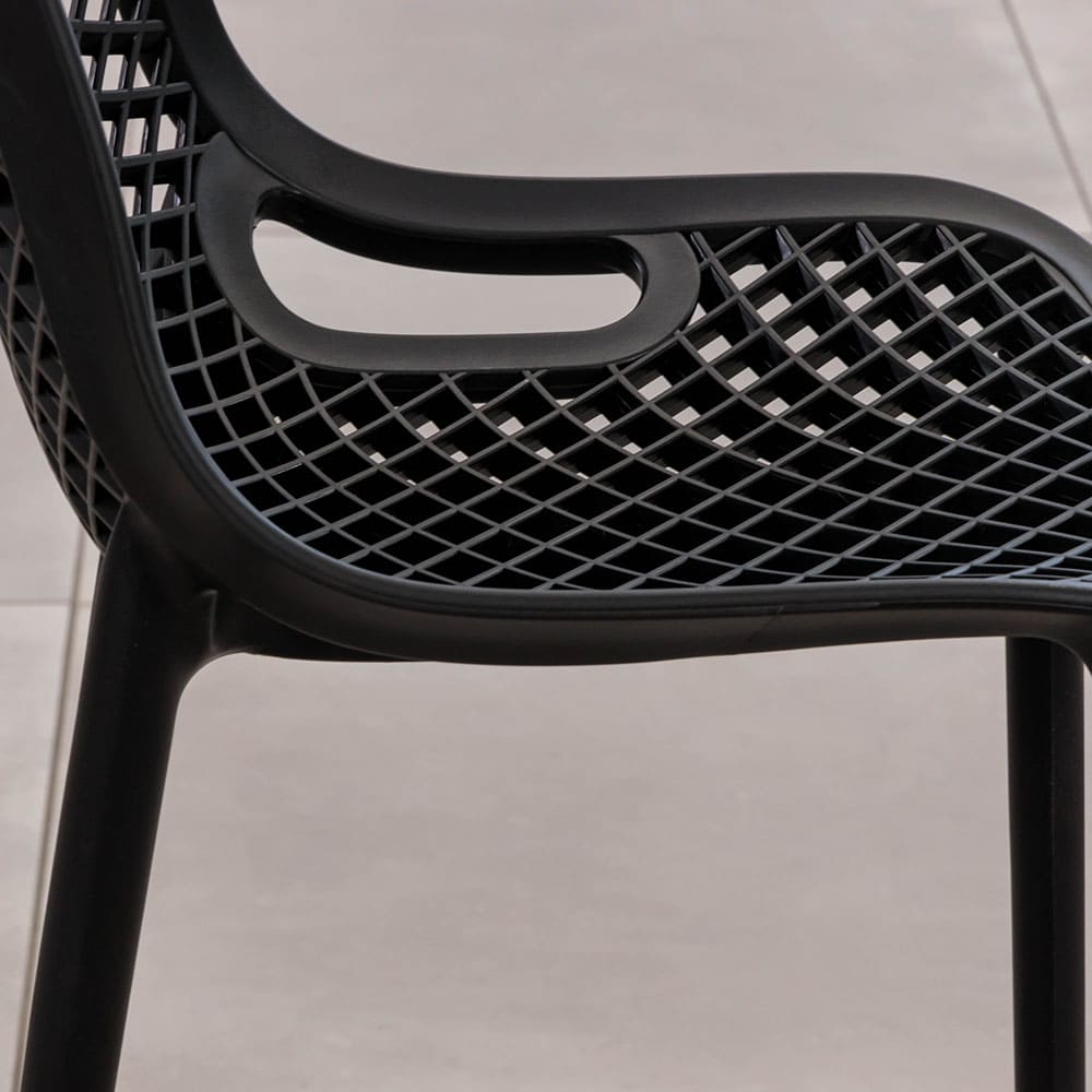 Ruby Bar Chair Black Close Up 3 VB