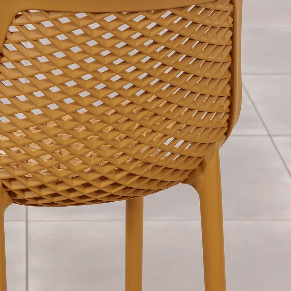 Ruby Bar Chair Yellow Close Up 2 VB