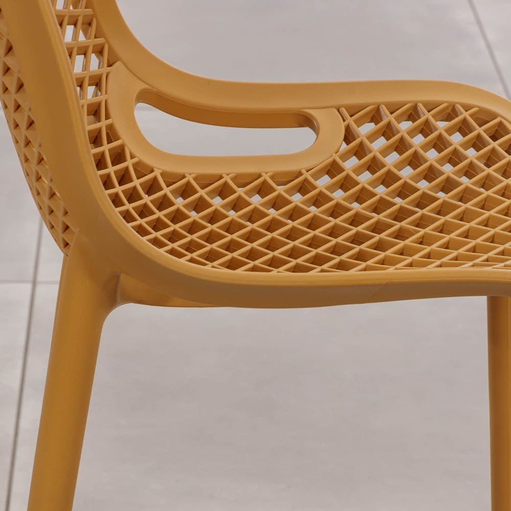 Ruby Bar Chair Yellow Close Up 3 VB
