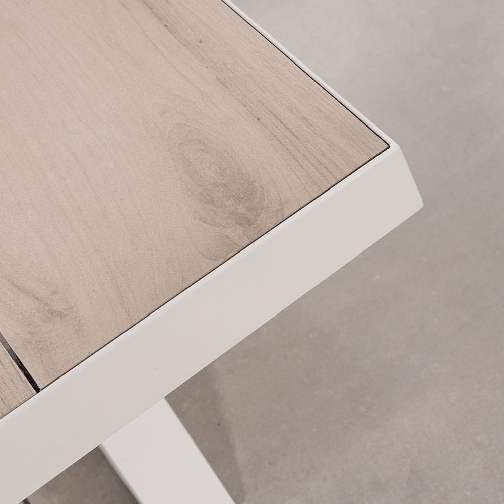 Tuscany Coffee Table White Wood Close Up 3 VB