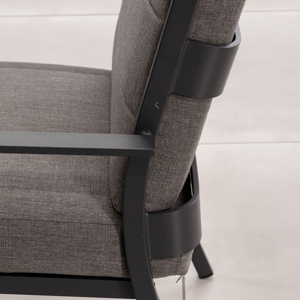 Tuscany Dining Chair Grey close Up 2 VB