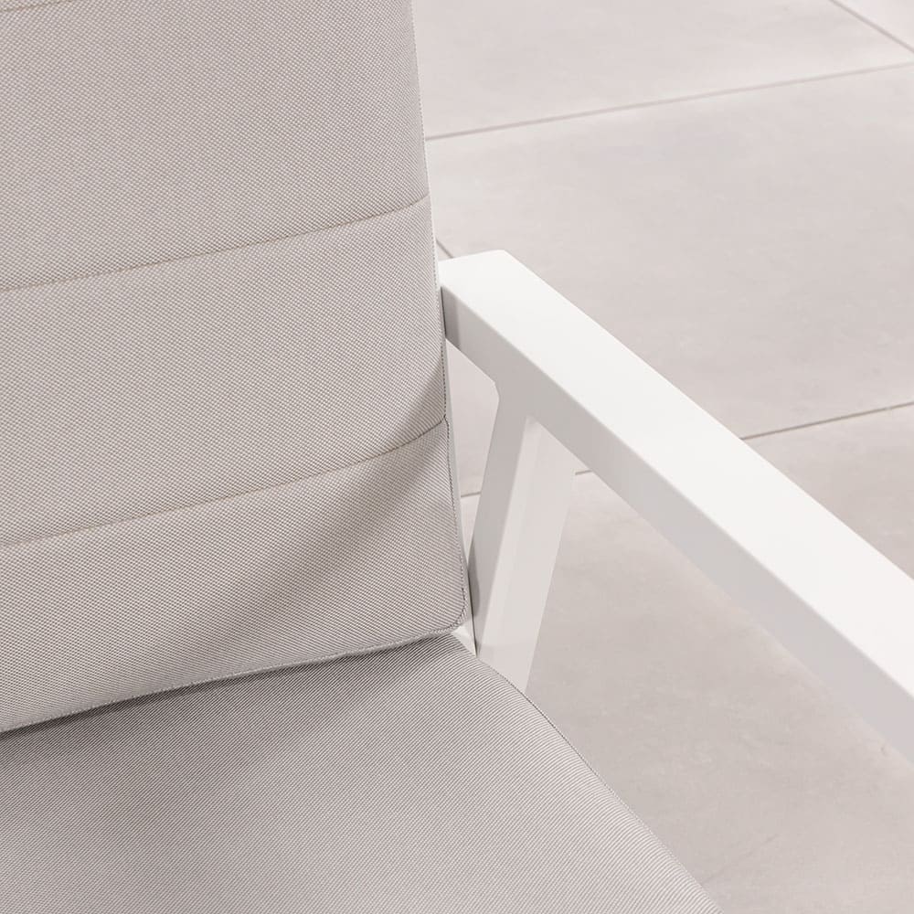 Tuscany Sofa White Light Grey Close Up 3 VB