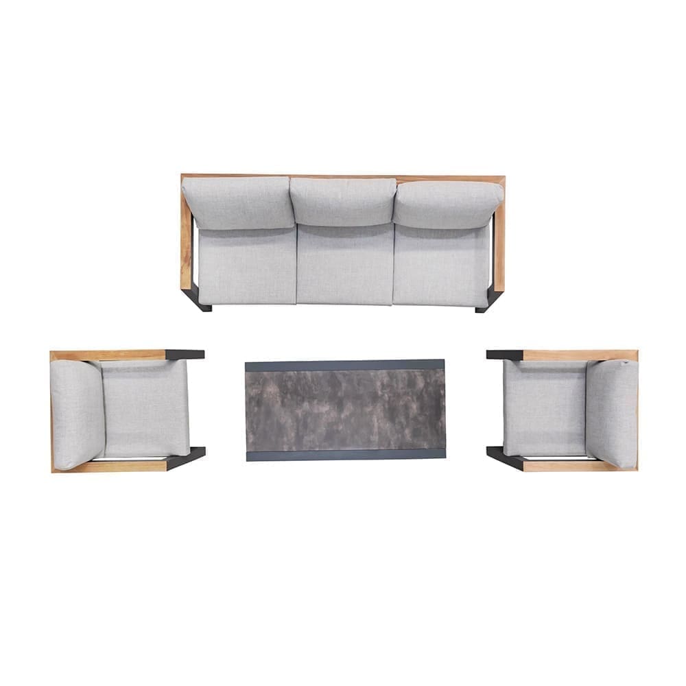 Alpha 4 Piece Lounge Sofa Set Aerial (VB)