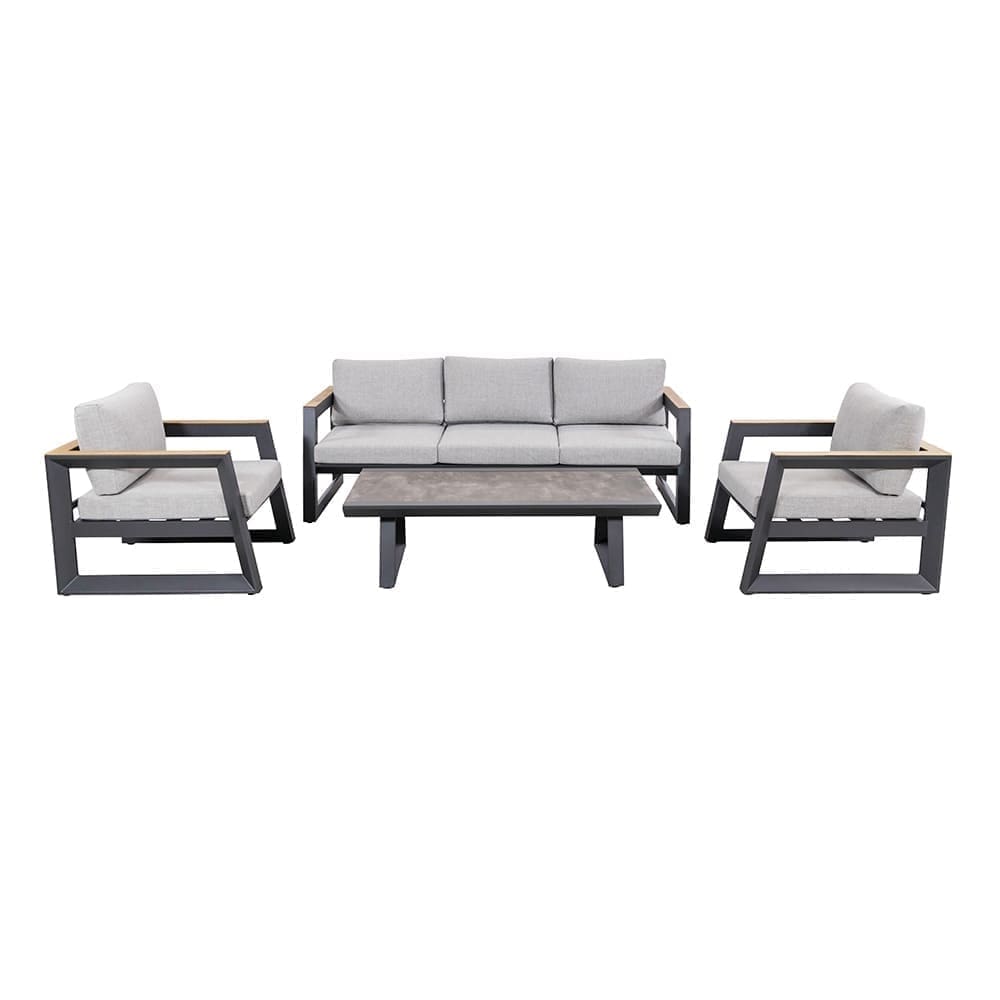 Alpha 4 Piece Lounge Sofa Set (VB)