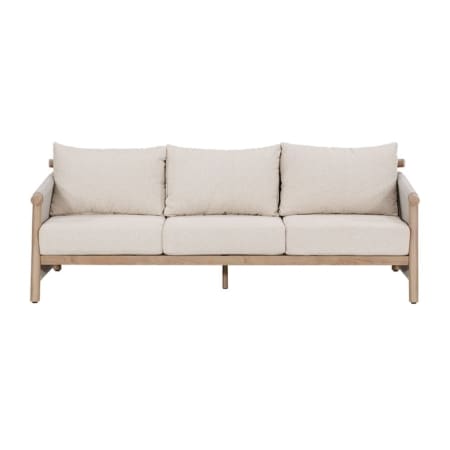 Dian 3 Seater Sofa Wood, Grey & Beige (VB)