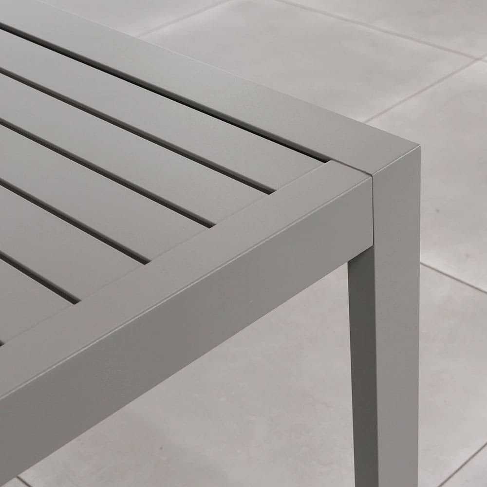 George 8 Seater Dining Table Grey Close Up 2 (VB)