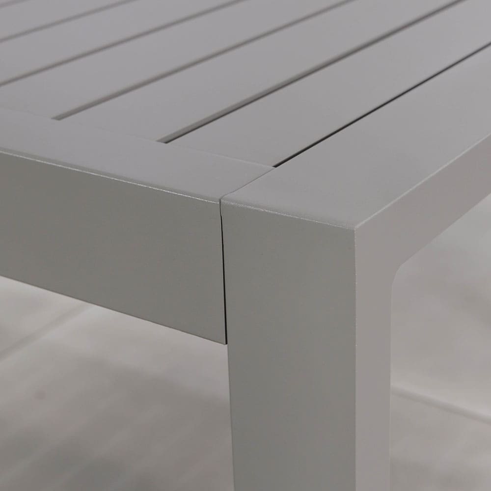 George 8 Seater Dining Table Grey Close Up 3 (VB)