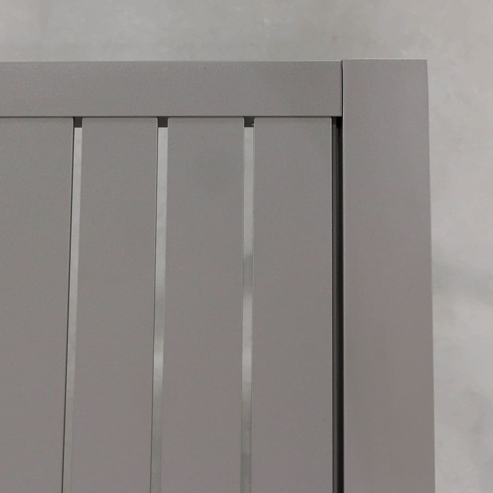 George 8 Seater Dining Table Grey Close Up (VB)
